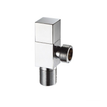 1/2 inch chrome plated brass angle water stop valve brass shut off valve